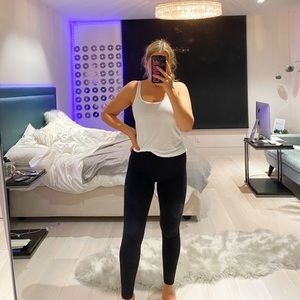 TNA Aritzia Black Mesh Leggings